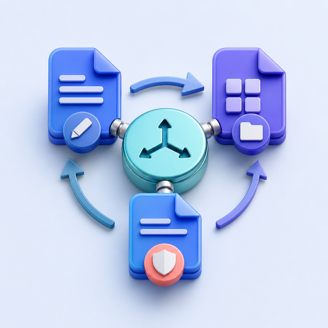 Connected document workflow managed by Dockly